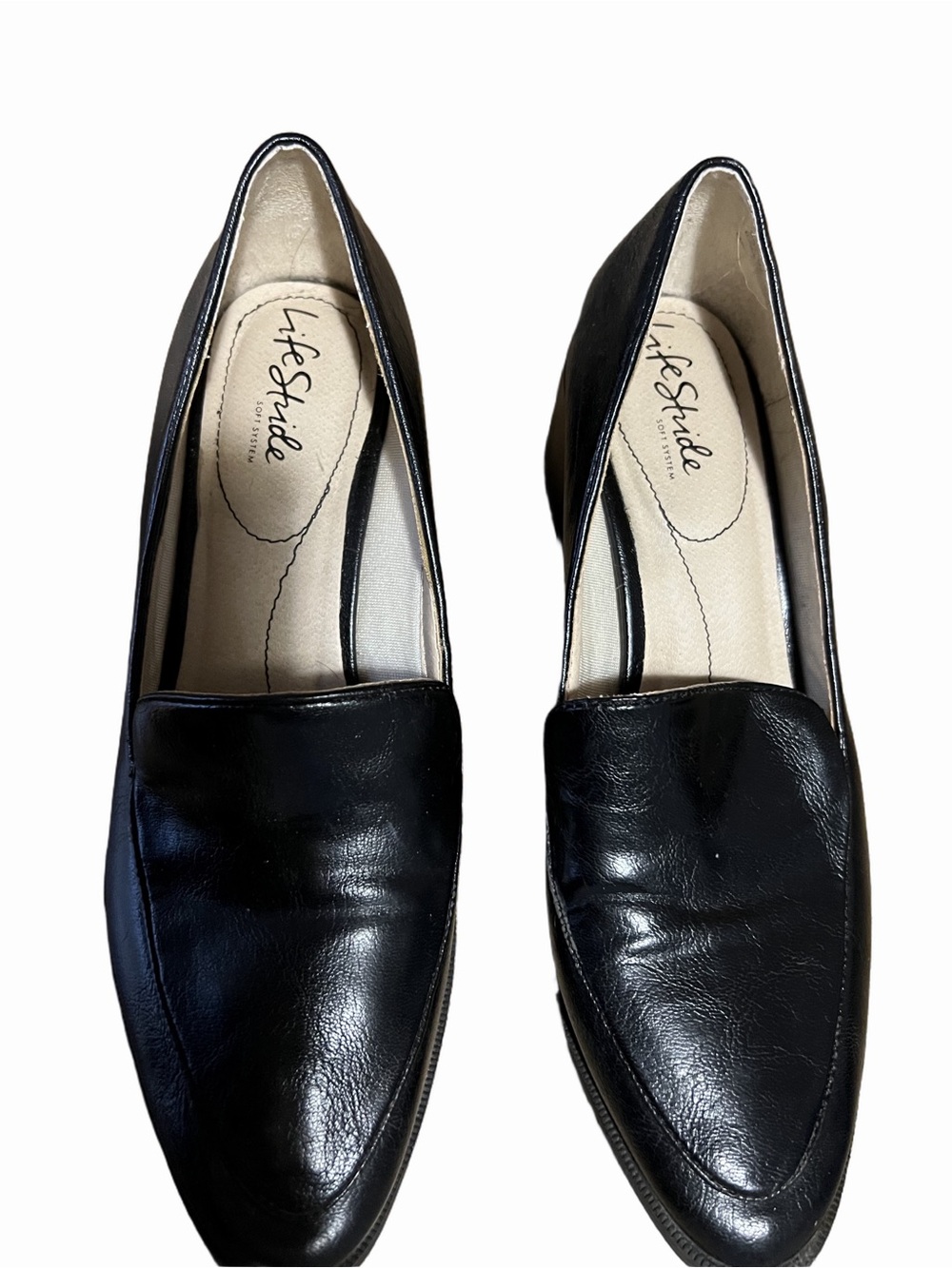 Life Stride|Black Slip-On Loafers|Size 8.5